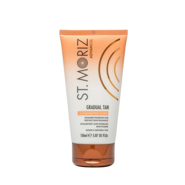 Лосьйон для поступового прояву автозасмаги з шимером St.Moriz Advanced Illuminating Gradual Tan Lotion, 150ml 3097250 фото