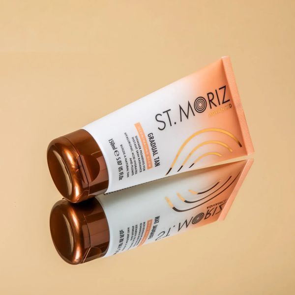 Лосьйон для поступового прояву автозасмаги з шимером St.Moriz Advanced Illuminating Gradual Tan Lotion, 150ml 3097250 фото