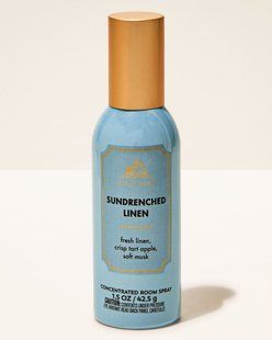 Спрей для оселі концентрований Sundrenched Linen, Bath & Body Works 42.5г 7548768 фото
