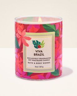 Свічка 1 гніт Viva Brazil, Bath & Body Works 227 г 8201701 фото