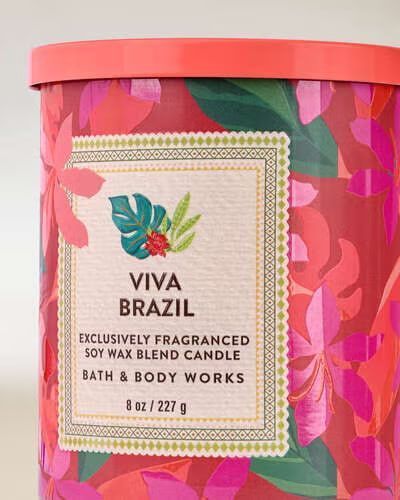 Свічка 1 гніт Viva Brazil, Bath & Body Works 227 г 8201701 фото