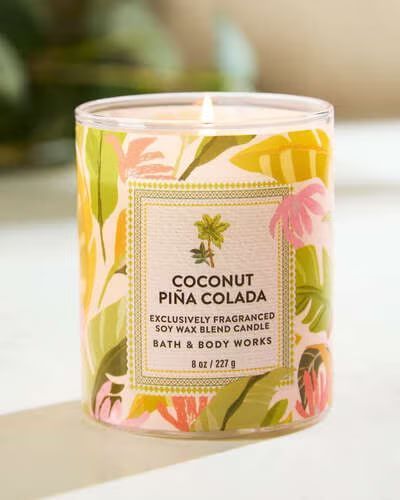 Свічка 1 гніт Coconut Pina Colada, Bath & Body Works 227 г 8201704 фото