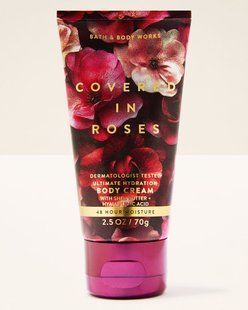 Парфумований крем для тіла Covered In Roses, Bath & Body Works 70 г 7550931 фото