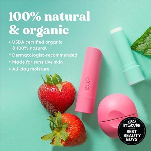 Бальзам для губ EOS Strawberry Sorbet 7г 1802903 фото