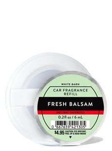 Ароматизатор для автомобіля Fresh Balsam, Bath & Body Works 6 ml 1283110 фото