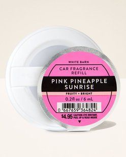 Ароматизатор для автомобіля Pink Pineapple Sunrise, Bath & Body Works 6 мл 1283078 фото