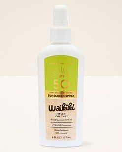 Захист від сонця Спрей Waikiki Beach Coconut SPF 50 від Bath & Body Works 177 мл 5693874 фото