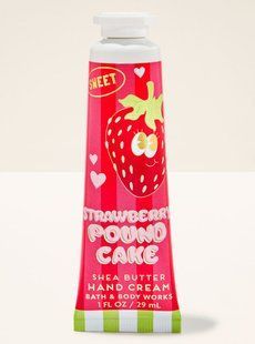 Крем для рук Strawberry Pound Cake Bath & Body Works 29 мл 2081004 фото