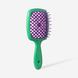 Гребінець для волосся зелений з фуксією Janeke Superbrush 1284737 фото